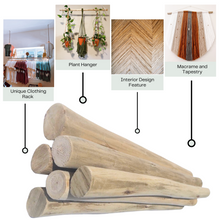 Load image into Gallery viewer, 6 Pack 17" Faux Fireplace wood, Decorative Fire Logs, Craft wood