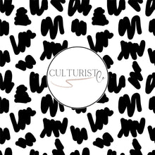 Load image into Gallery viewer, Black and White Seamless pattern