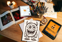 Load image into Gallery viewer, Cute monster coloring pages - 100