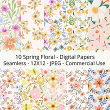 Load image into Gallery viewer, Spring Floral Seamless Pattern
